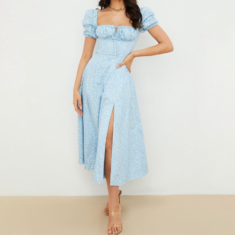 Clothes Latest Fashion Women Long Elegant Beach Floral Casual Dresses