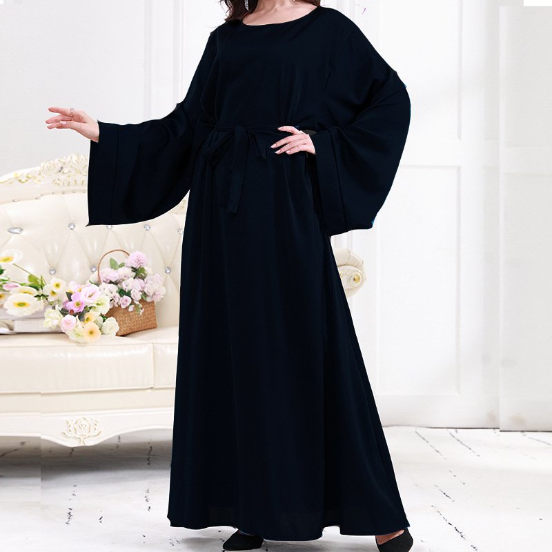 Muslim Clothing Dress Women's simple abaya casual dress
