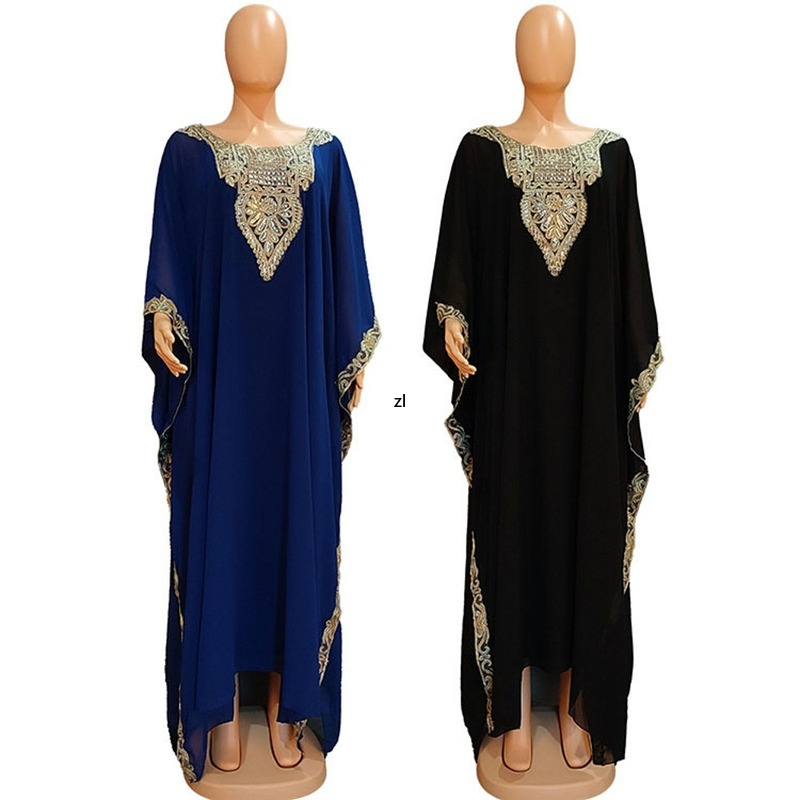 African Dresses Women Maxi Dresses 2022 Africa Clothing Muslim Long High Quality Length Fashion African Dress For Lady