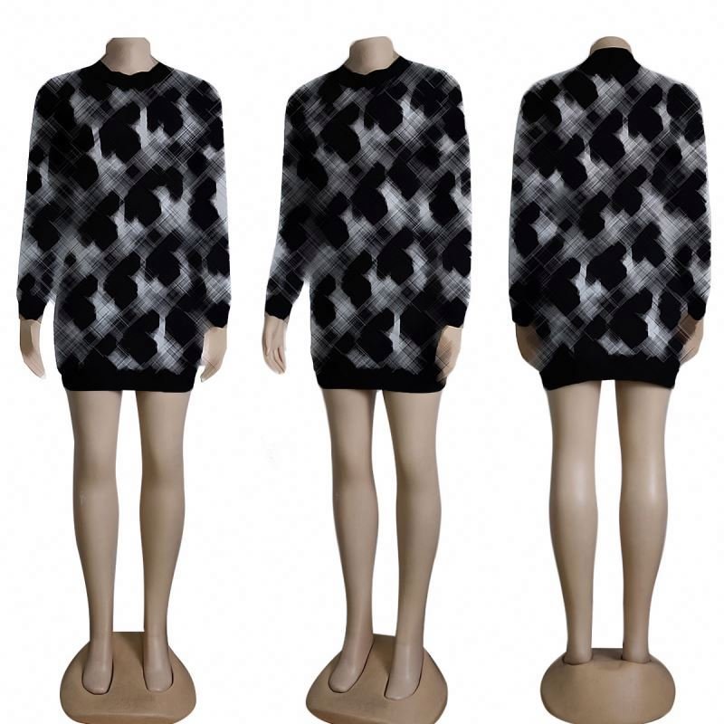 2024 Autumn Winter Designer Women Clothing Casual Women's Dress Sweater Fashion Clothes