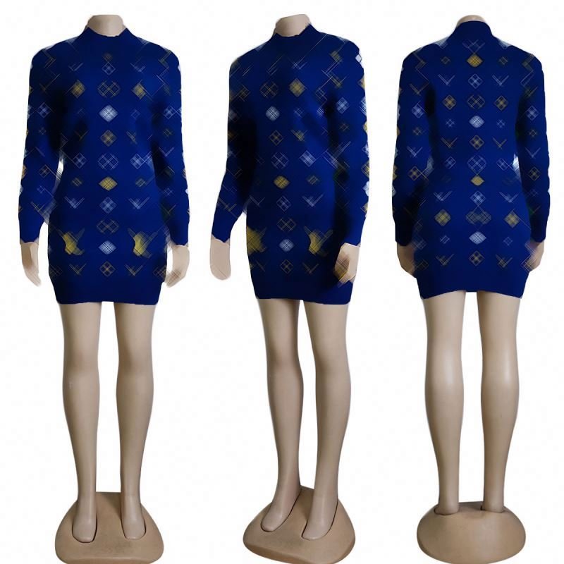 2024 Autumn Winter Designer Women Clothing Casual Women's Dress Sweater Fashion Clothes