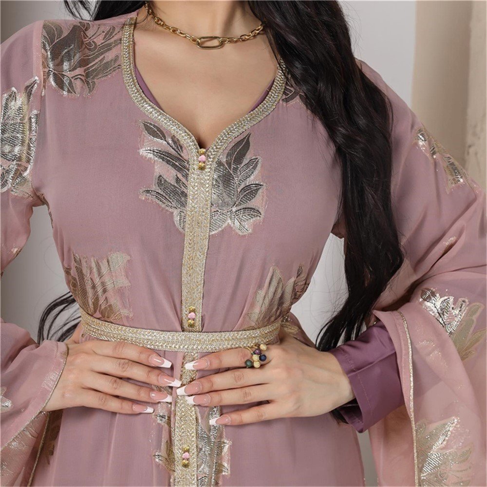 Wholesale Chiffon Abaya Dubai Turkey Muslim Hijab Dress Jalabiya African Dresses Abayas for Women Musulmane Longue Kaftan Robe