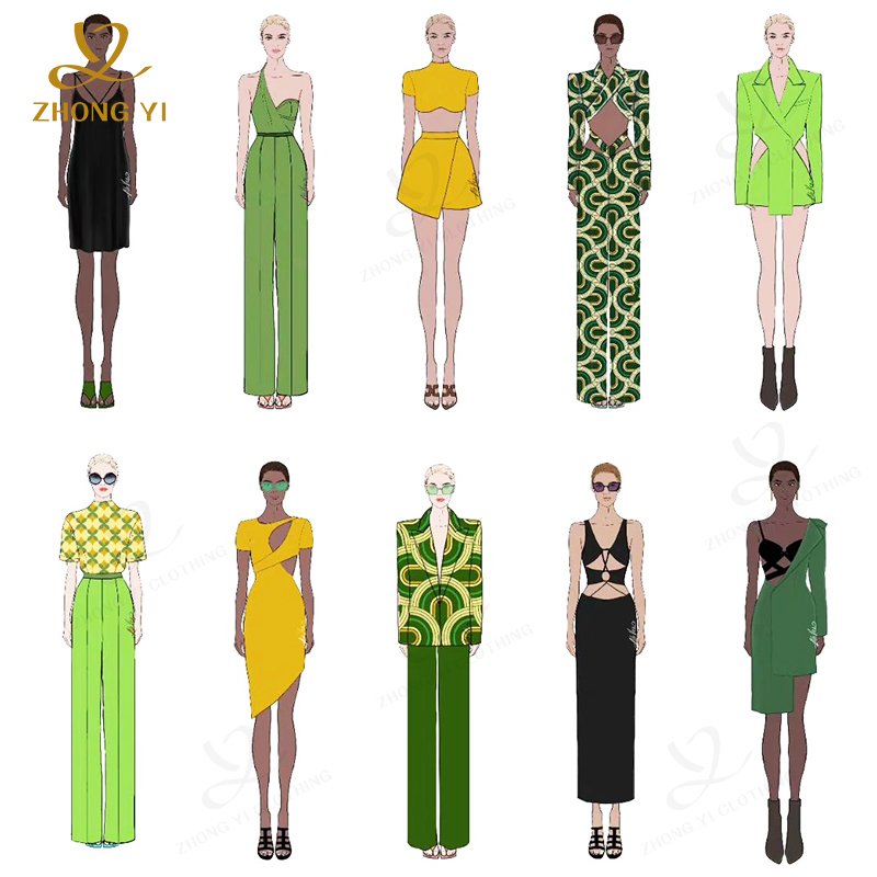 Clothes Manufacturers Custom Summer Women Elegant Asymmetric Design Mini Casual Dress Asymmetrical Cape Party Dress