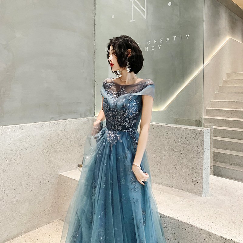 Wholesale Women's Evening Party Long Elegant Lace Dress Bridesmaid Wedding Mother Of Bride Casual Dresses