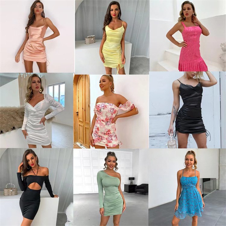 2023 Casual Summer Women Short Outfits Dress Matching Summer Women's Stock Apparel