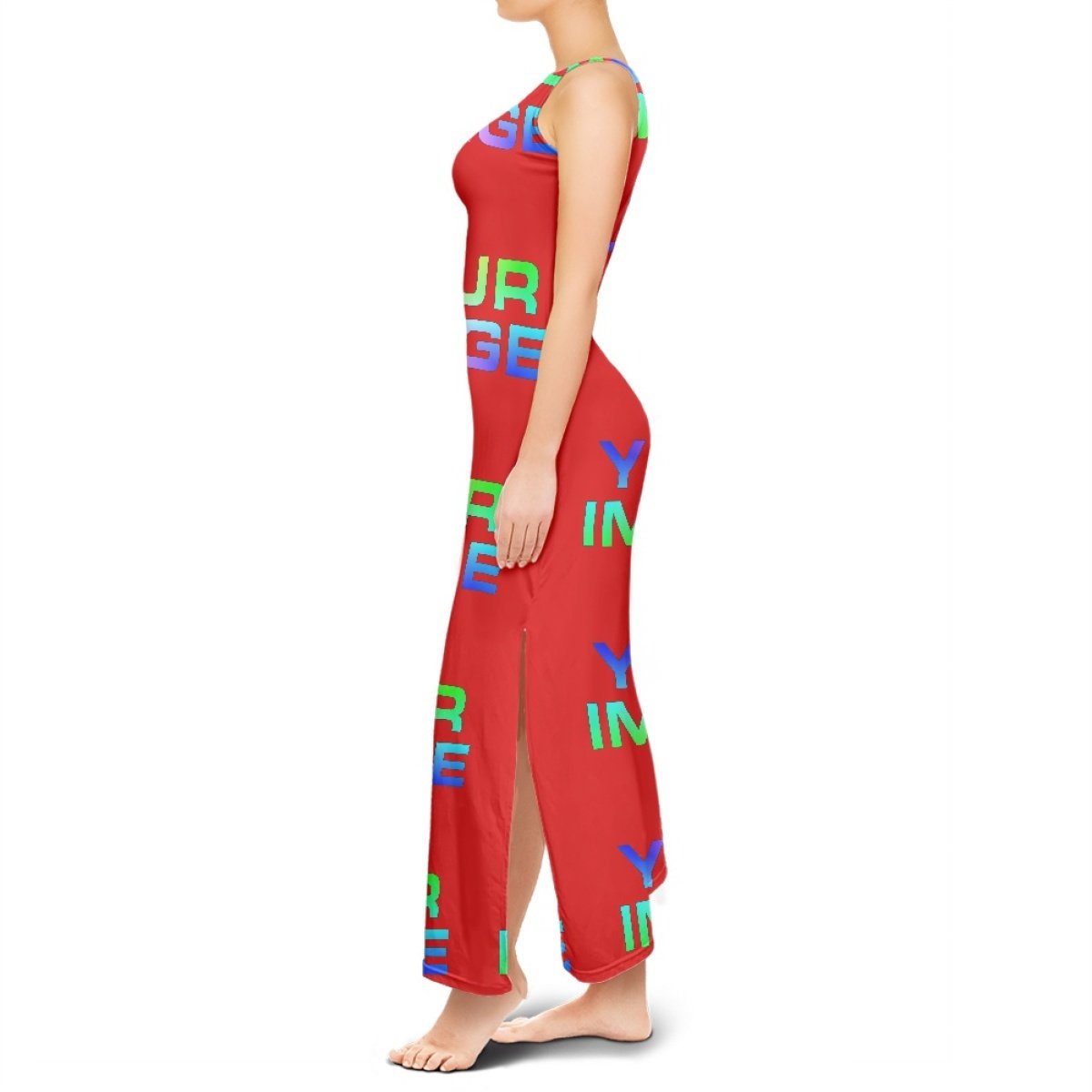 Dropshipping Clothing Sundresses Women Summer Sexy Party Night Club Clothing O-Neck Sleeveless Bodycon Fancy Maxi Long Dresses