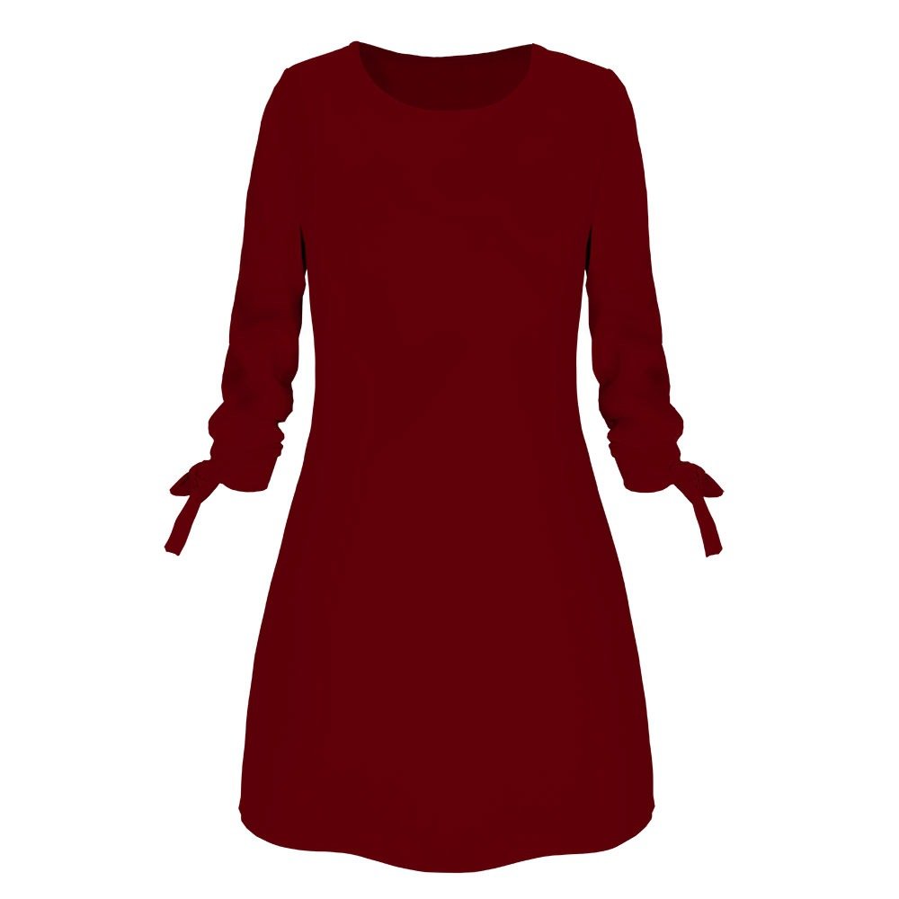 2019 Newest Casual Turkey Islamic Clothing Design Abaya Long Dress Muslim Solid Color Women Girl Lady New Arrival, Long Sleeve