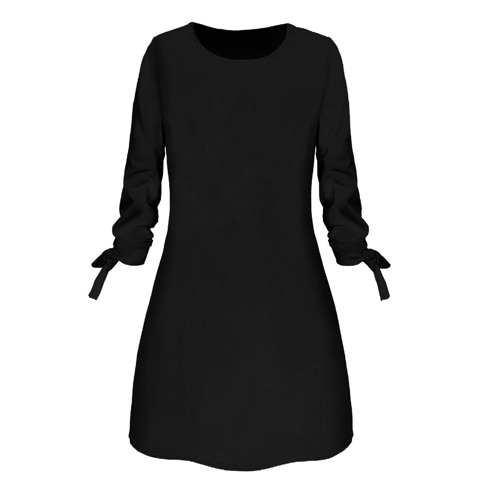 2019 Newest Casual Turkey Islamic Clothing Design Abaya Long Dress Muslim Solid Color Women Girl Lady New Arrival, Long Sleeve