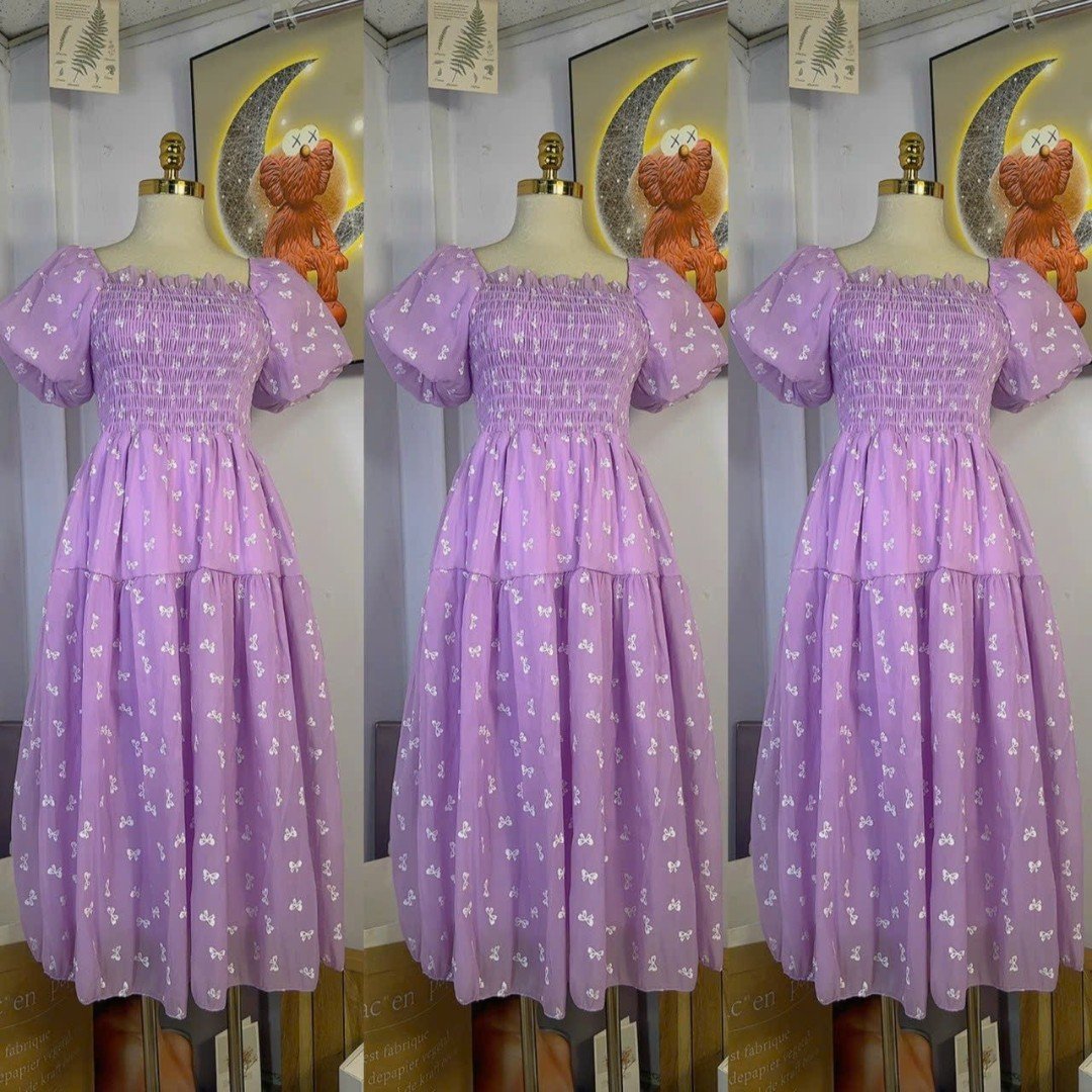 flower Women maxi ladies dress fashion 2023 Casual Reasonable Price Casual Washable Customized Packaging Vietnam Manufacturer