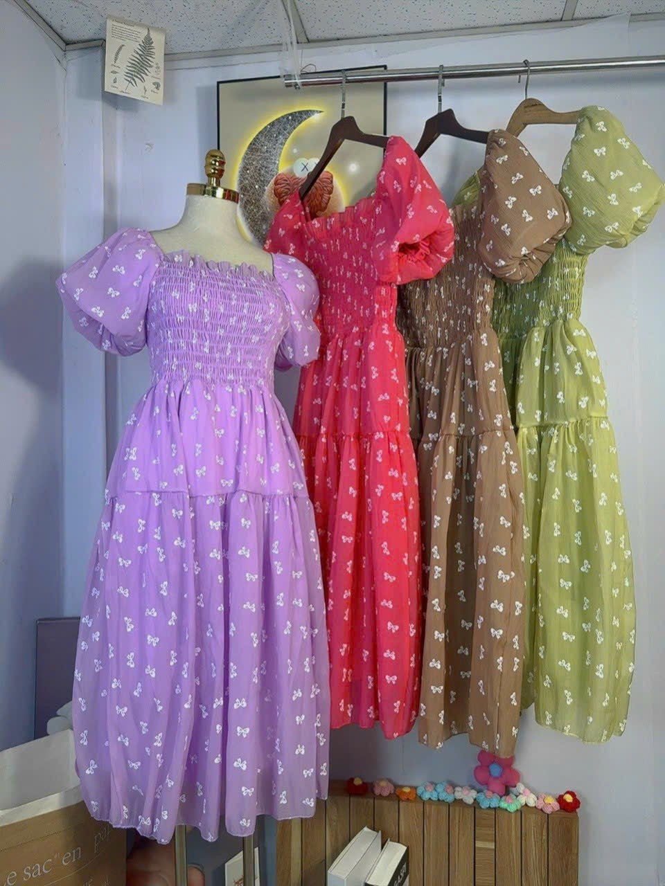flower Women maxi ladies dress fashion 2023 Casual Reasonable Price Casual Washable Customized Packaging Vietnam Manufacturer