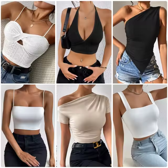 WO 2024 Clearance Women's clothes wholesale casual dresses T-shirts mixed packaging random delivery stock clothing