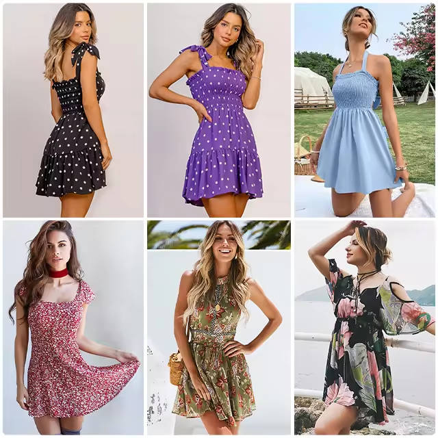 WO 2024 Clearance Women's clothes wholesale casual dresses T-shirts mixed packaging random delivery stock clothing