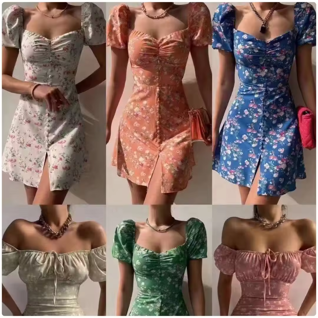 WO 2024 Clearance Women's clothes wholesale casual dresses T-shirts mixed packaging random delivery stock clothing