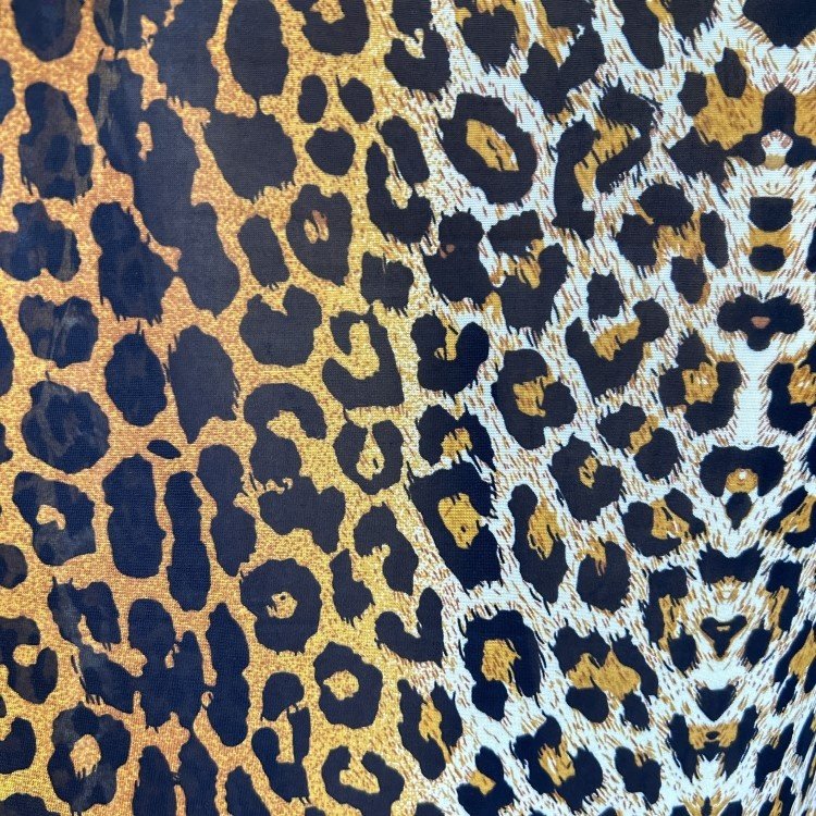 Fashion Casual Style Crew Neck Ice Silk Short Sleeve Folkloric Graphic Pompom African Women Abaya Leopard Kaftan Dress