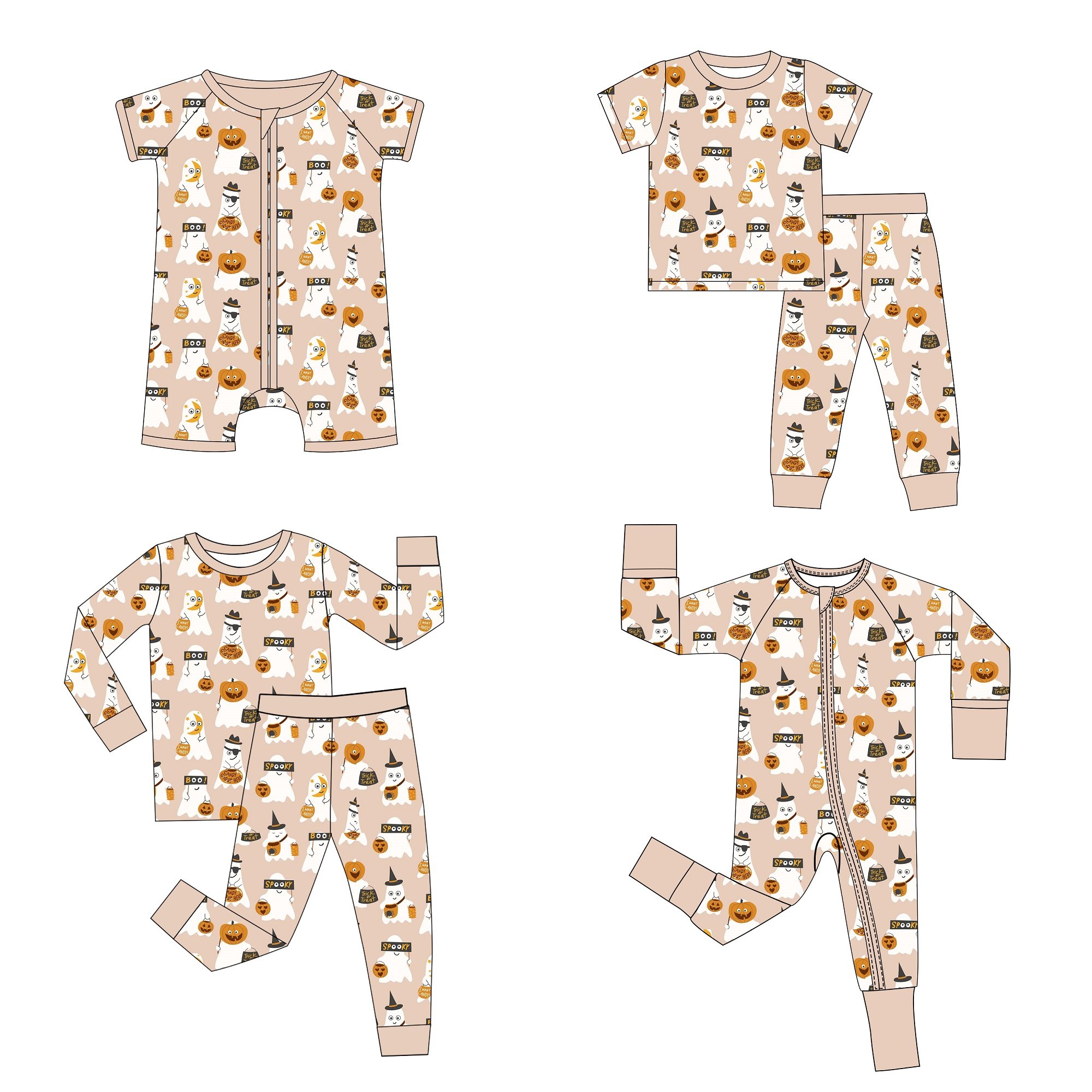Wholesale CPC Certificate Organic Cotton Baby Rompers Long Sleeve Anti-Slip Design Baby Jumpsuit Autumn Pajamas Footie Romper