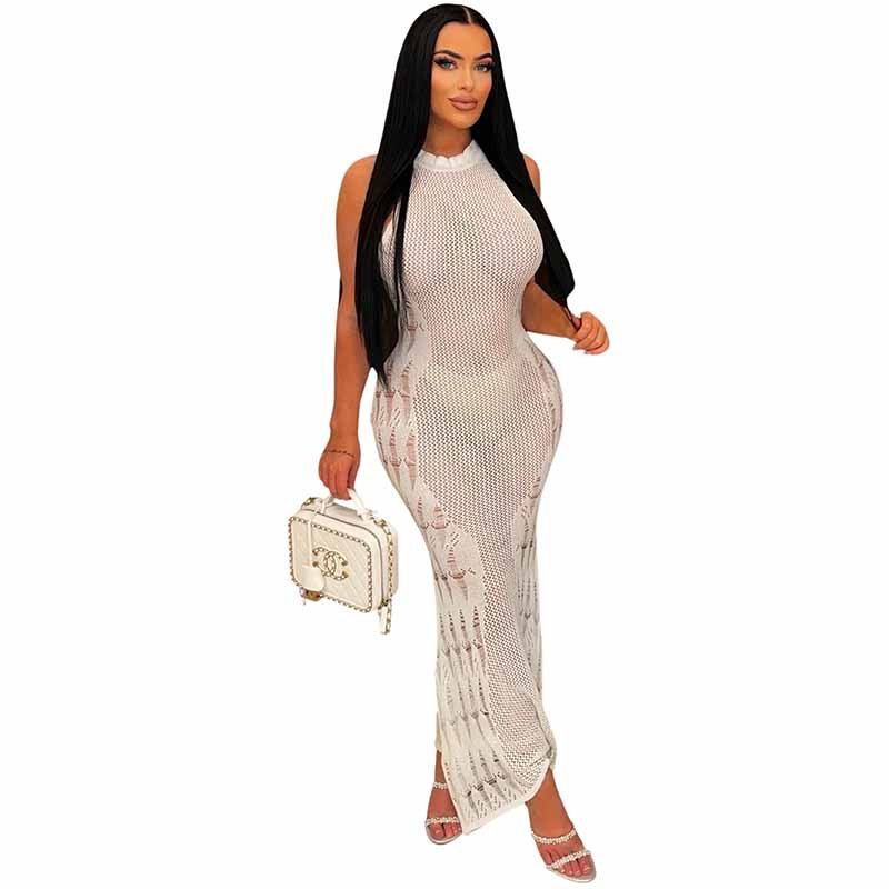 Summer Knitwear Women'S Dresses 2023 Ladies Fashion Club Prom Evening Elegant Party Casual Dresses Women Sexy
