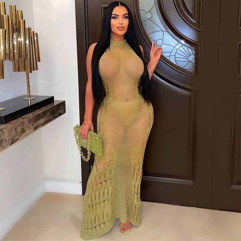 Summer Knitwear Women'S Dresses 2023 Ladies Fashion Club Prom Evening Elegant Party Casual Dresses Women Sexy