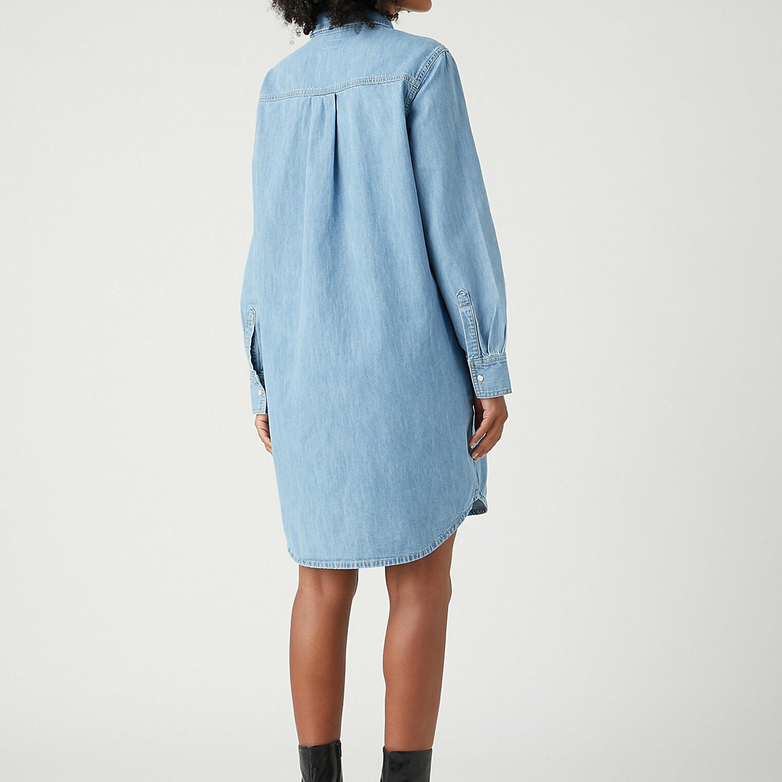 Customized Women's Dress Women's New Casual Fashion Formal Single Button Women's Denim Dress