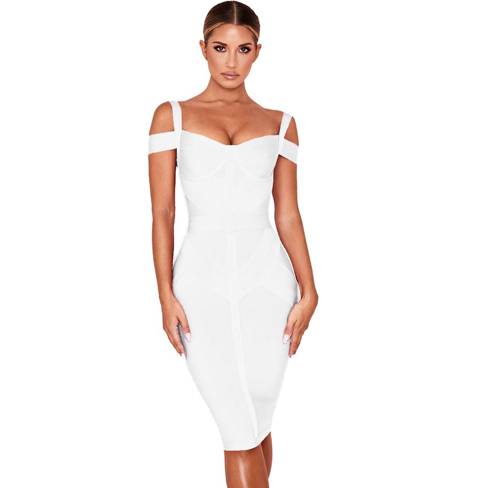 Hot Selling Women Sexy Bodycon Party Dresses Bandage Summer Casual Dress