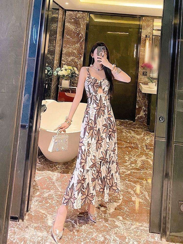 Cotton Tiered Skirt Gingham Dress Cross Back Ruffle Midi Dress Women Summer elegant casual dresses
