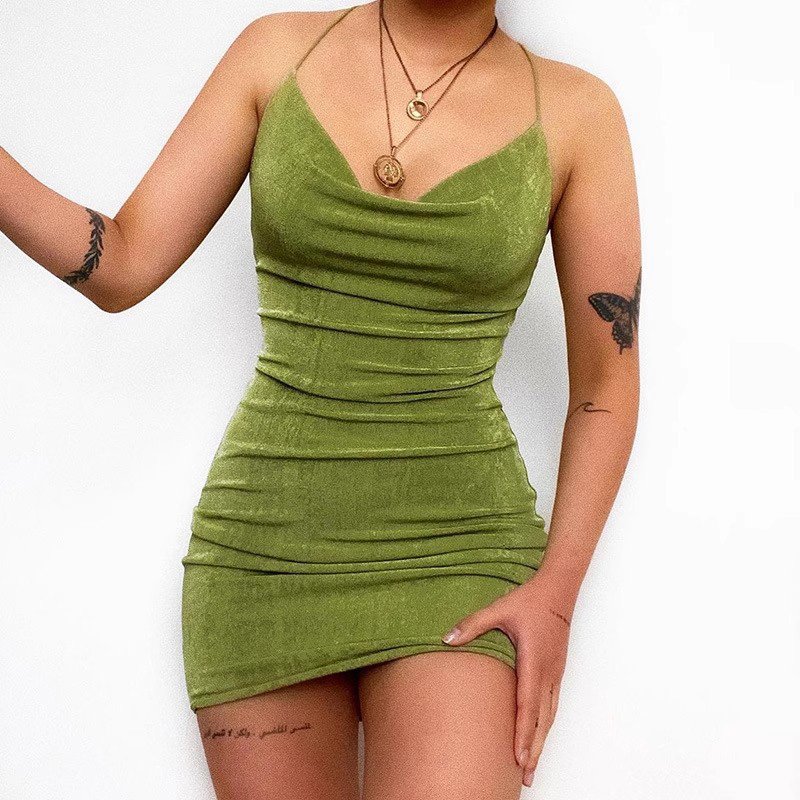 Hot Sale Casual Dress Womens Dresses New Style Casual Round Neck Dress