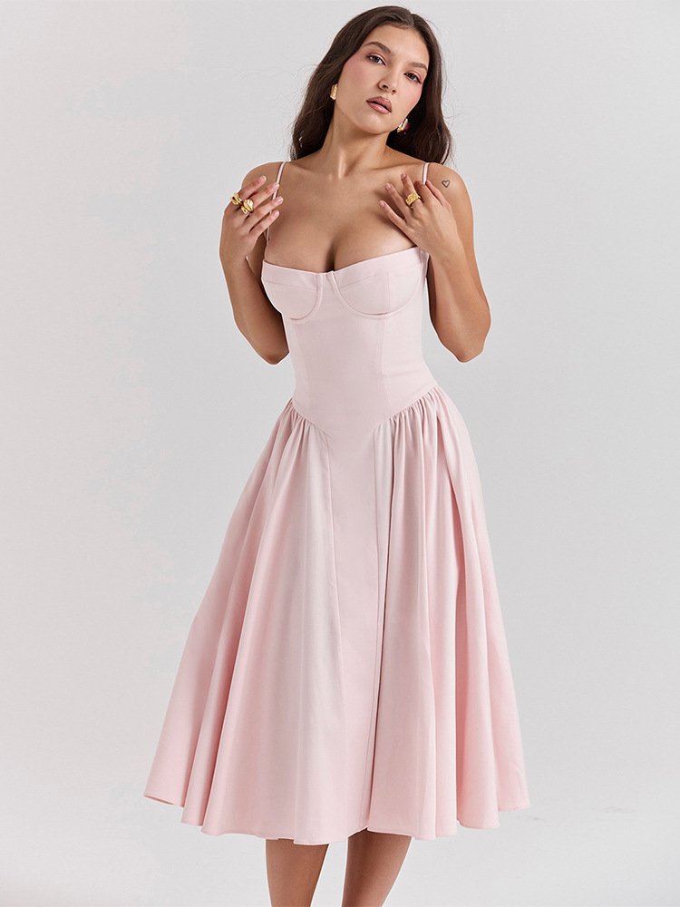 SB2871 Custom Casual lady Elegant Slim Backless Dress For Women Fashion Lady Dresses Summer Female Party Evening Robes Vestidos