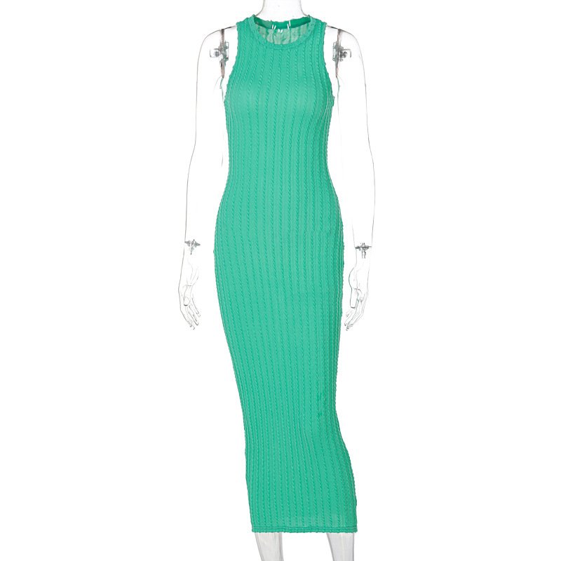 B27063 new arrivals fashion causal sleeveless sweater women dress