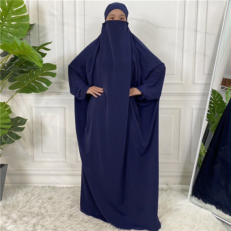 Middle east muslim arab bat sleeves dress Glory abaya hooded prayer Glory abaya
