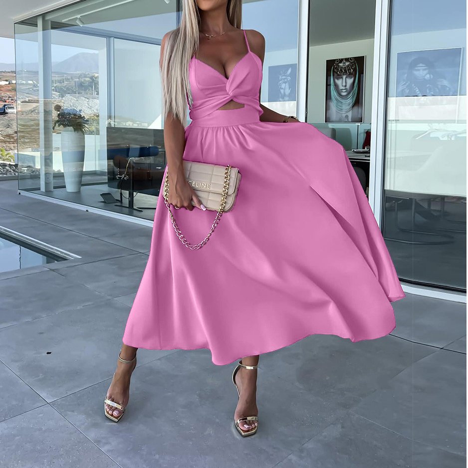 summer sexi floral print woman clothing long dress vestidos casuales elg pink night party dresses