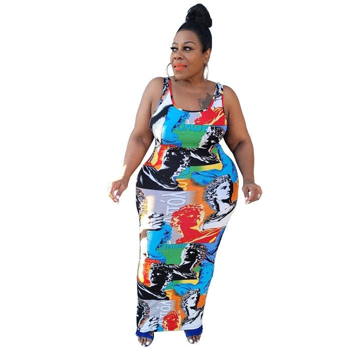 Plus Size Dress Xl Xxl Xxxl Xxxxl Xxxxxl Xxxxxxl Hot Selling Sexy Solid Color Maxi Dresses 2021 Woman Casual Dress