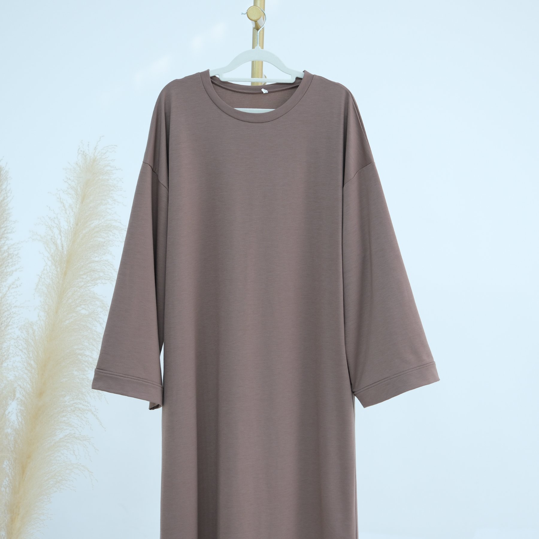 Loriya New Sweatshirt Abaya Muslim Dresses Daily Wear Casual dresses Plain Simple Women Abaya islamic clothing