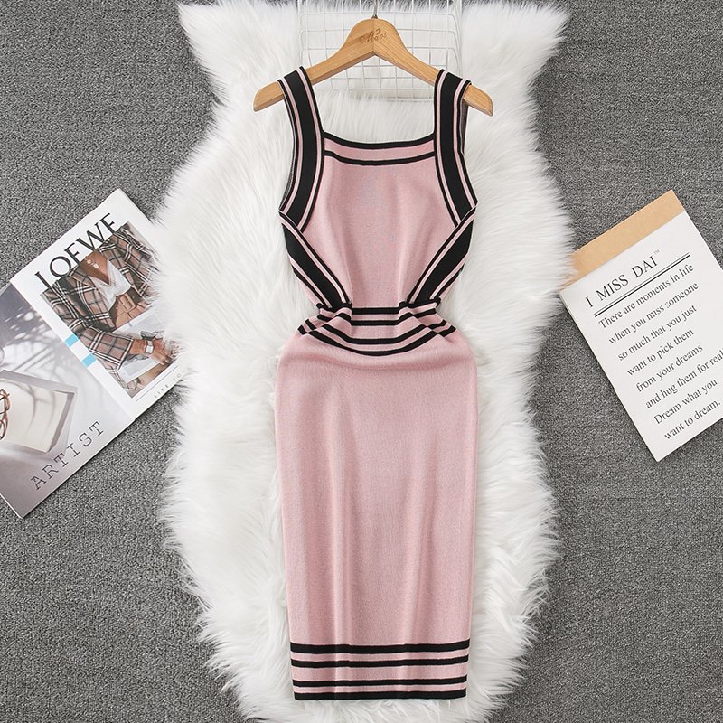 Gentle And Charming Women'S Long Dress Clothing Women'S Clothing Plus Size Sexy Casual Dresses Women'S Knit Dress