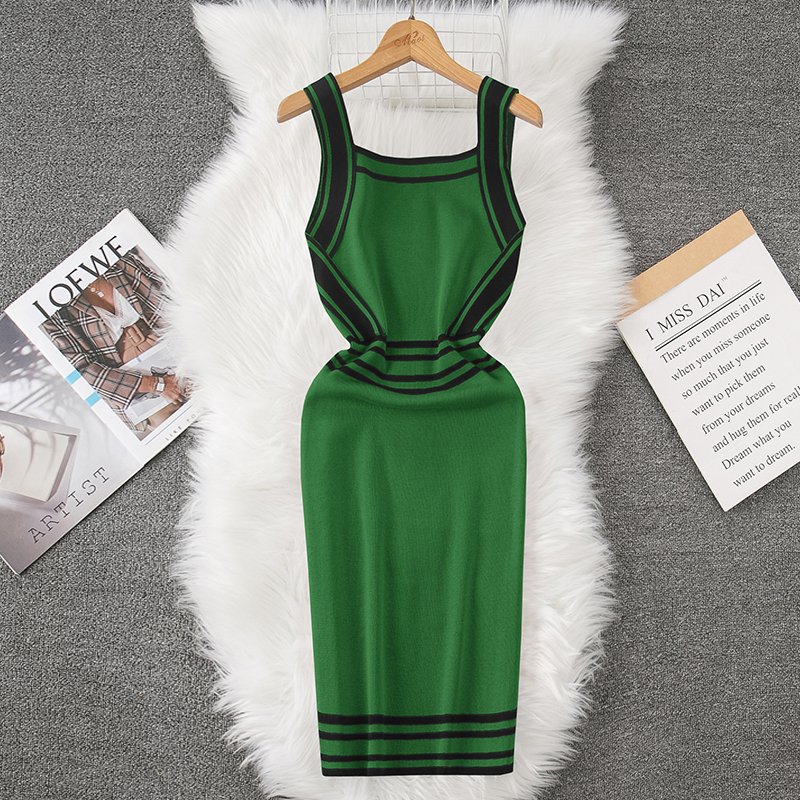 Gentle And Charming Women'S Long Dress Clothing Women'S Clothing Plus Size Sexy Casual Dresses Women'S Knit Dress