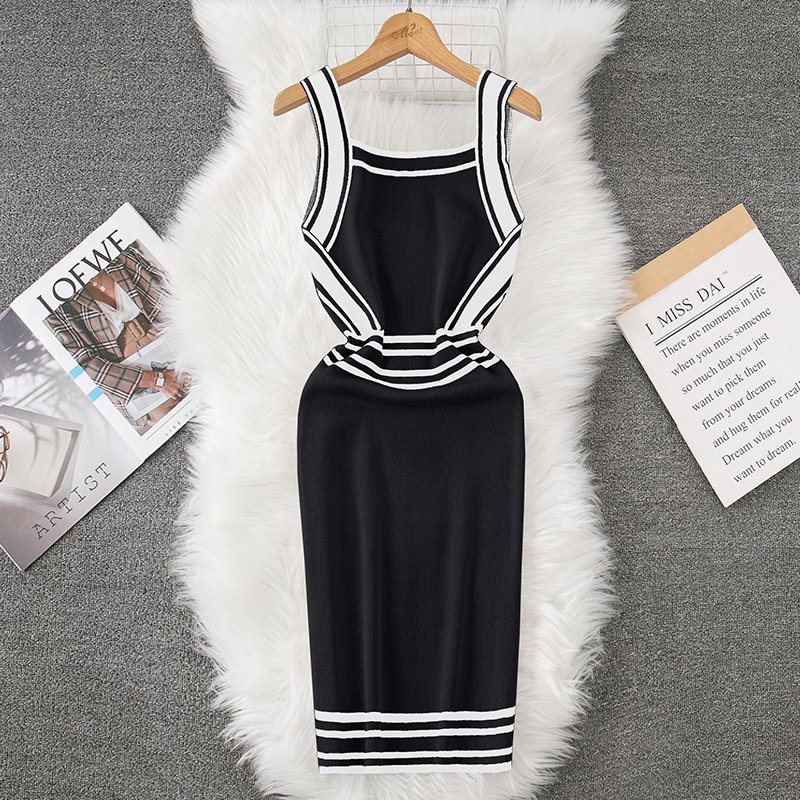 Gentle And Charming Women'S Long Dress Clothing Women'S Clothing Plus Size Sexy Casual Dresses Women'S Knit Dress
