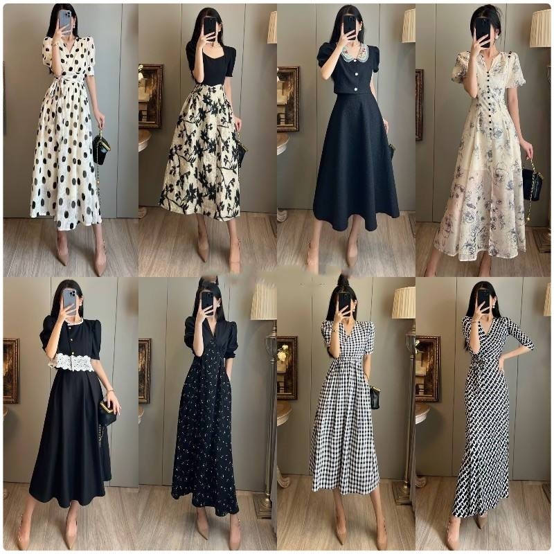 Clearance Women's clothes wholesale casual dresses T-shirts mixed packaging random delivery stock clothing