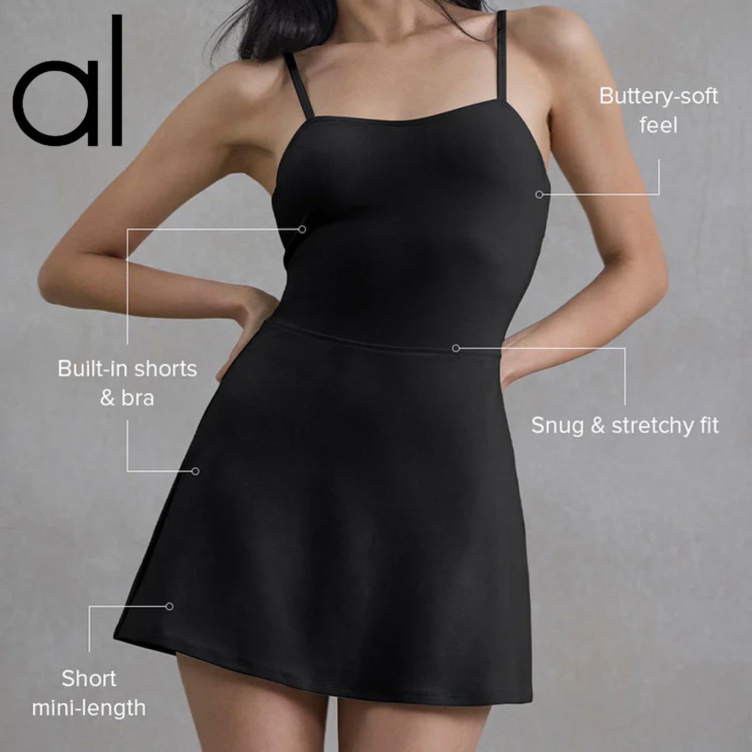 allogo identical Yoga women's Sports casual tennis dress