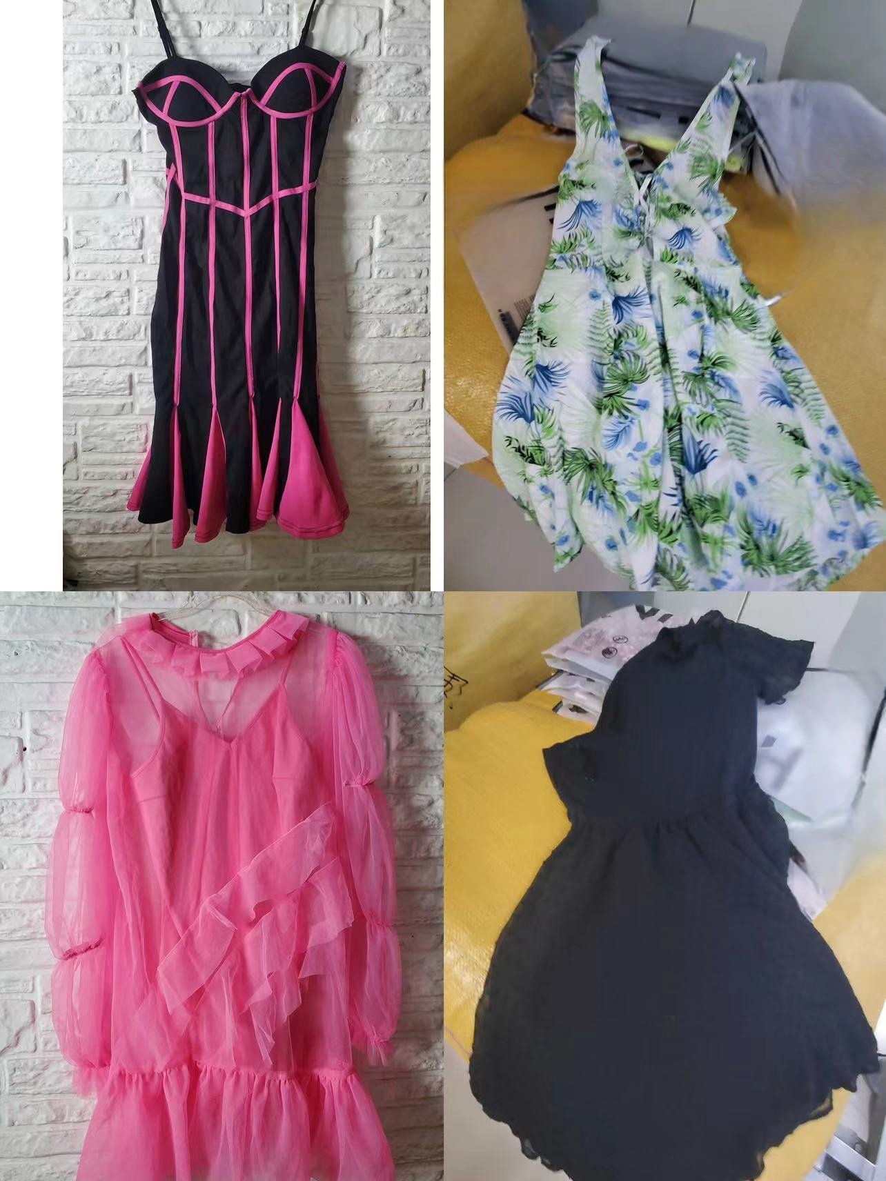 Ropa al mayor de wholesale brand new bales robe dress de mujer women dress