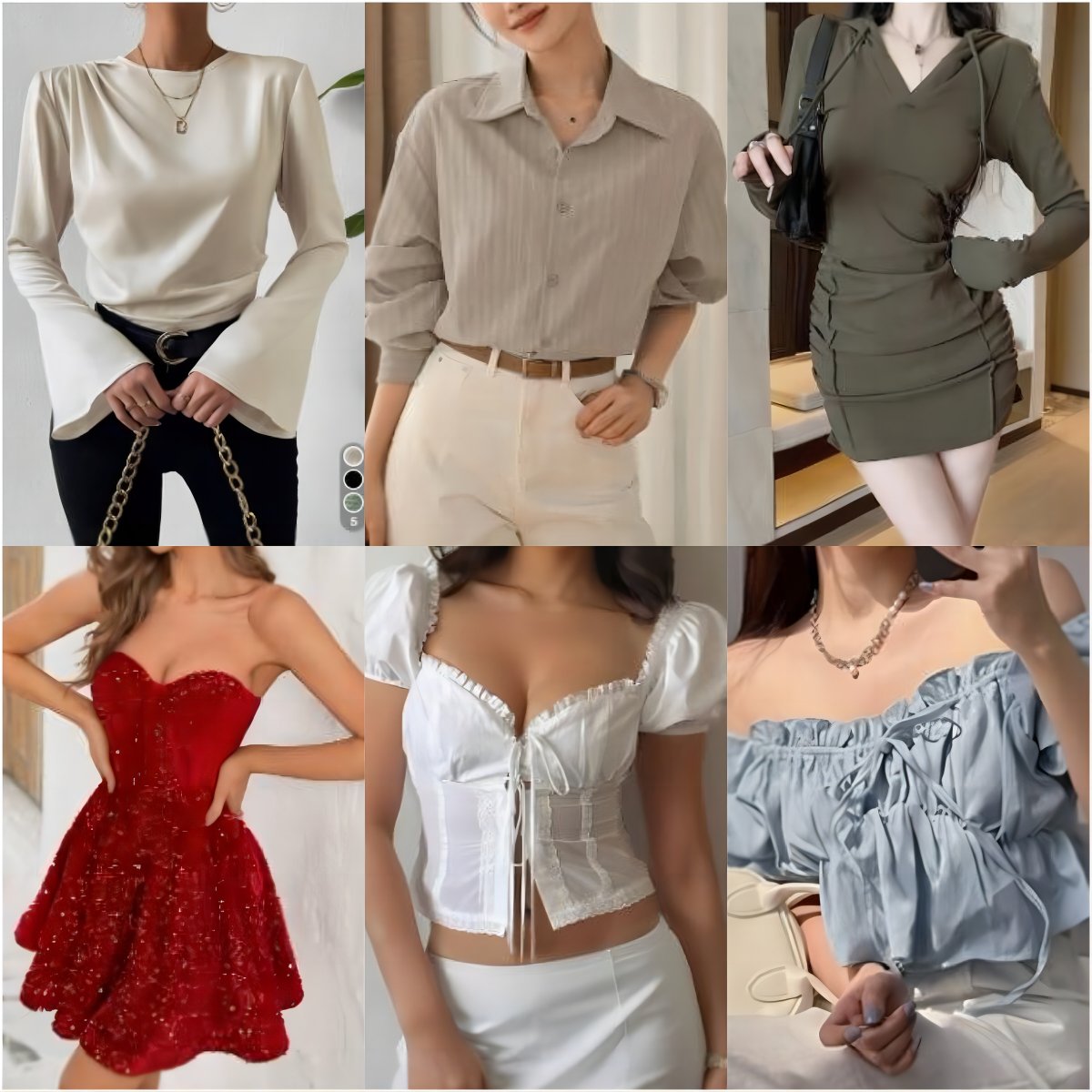 new Clearance Women's clothes wholesale casual dresses T-shirts mixed packaging random delivery stock clothing