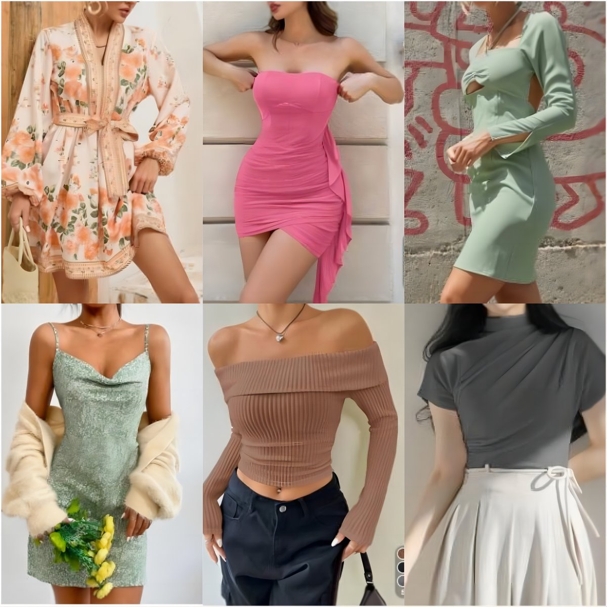 new Clearance Women's clothes wholesale casual dresses T-shirts mixed packaging random delivery stock clothing