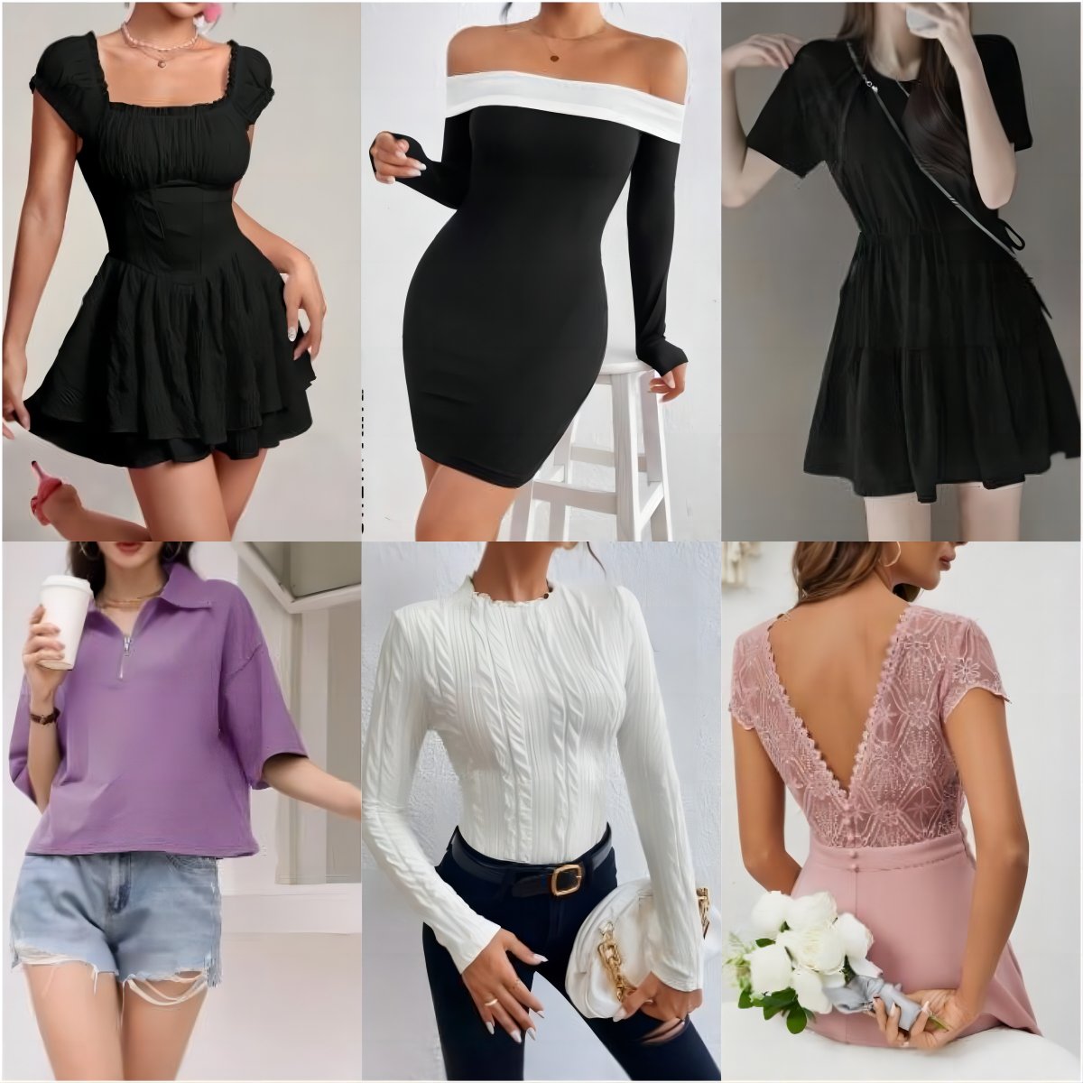 new Clearance Women's clothes wholesale casual dresses T-shirts mixed packaging random delivery stock clothing