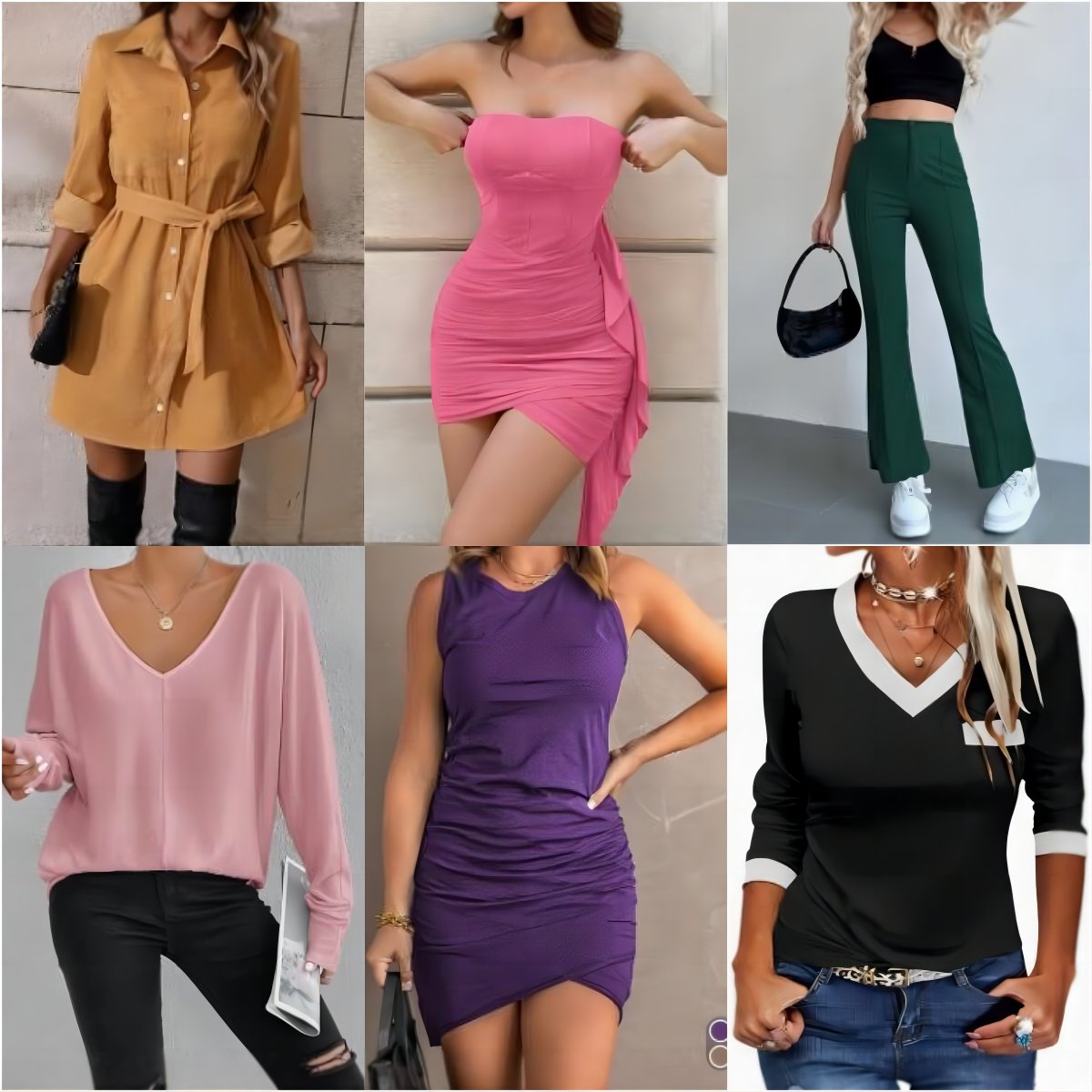 new Clearance Women's clothes wholesale casual dresses T-shirts mixed packaging random delivery stock clothing