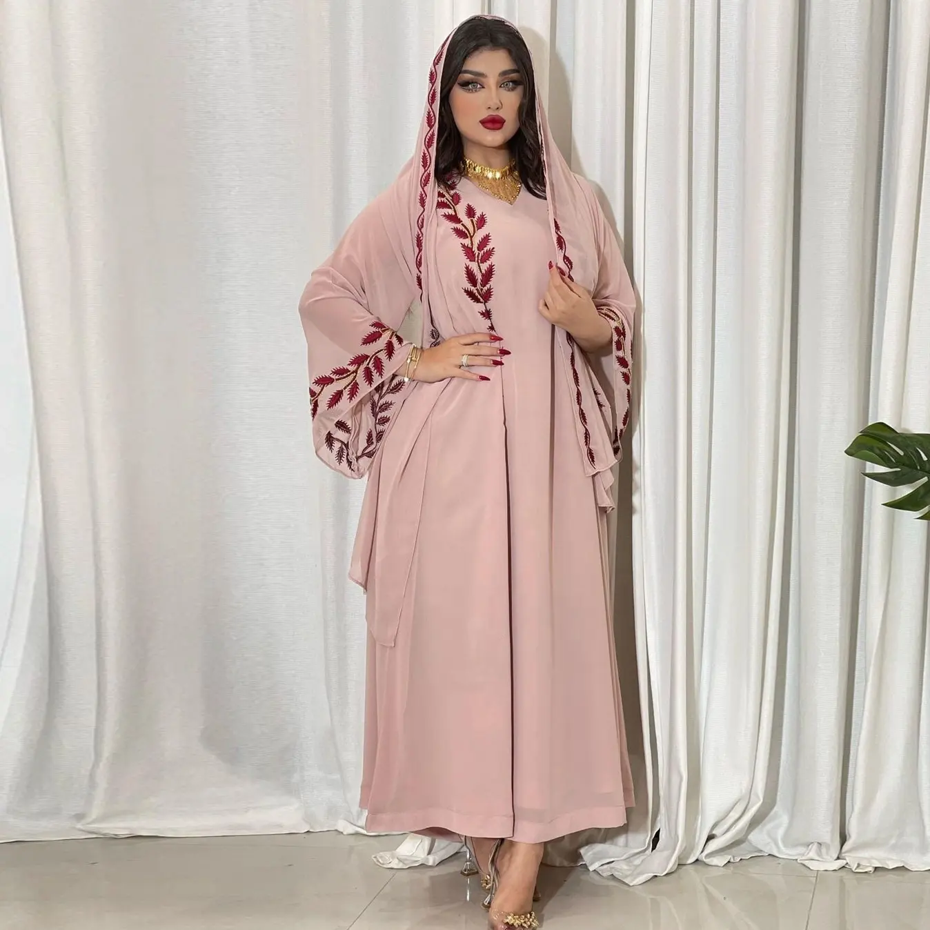 New Arrival Latest Designs Women's Clothing 100% Cotton Custom Logo Casual Dresses Natural Waistline Embroidered Design Dresses