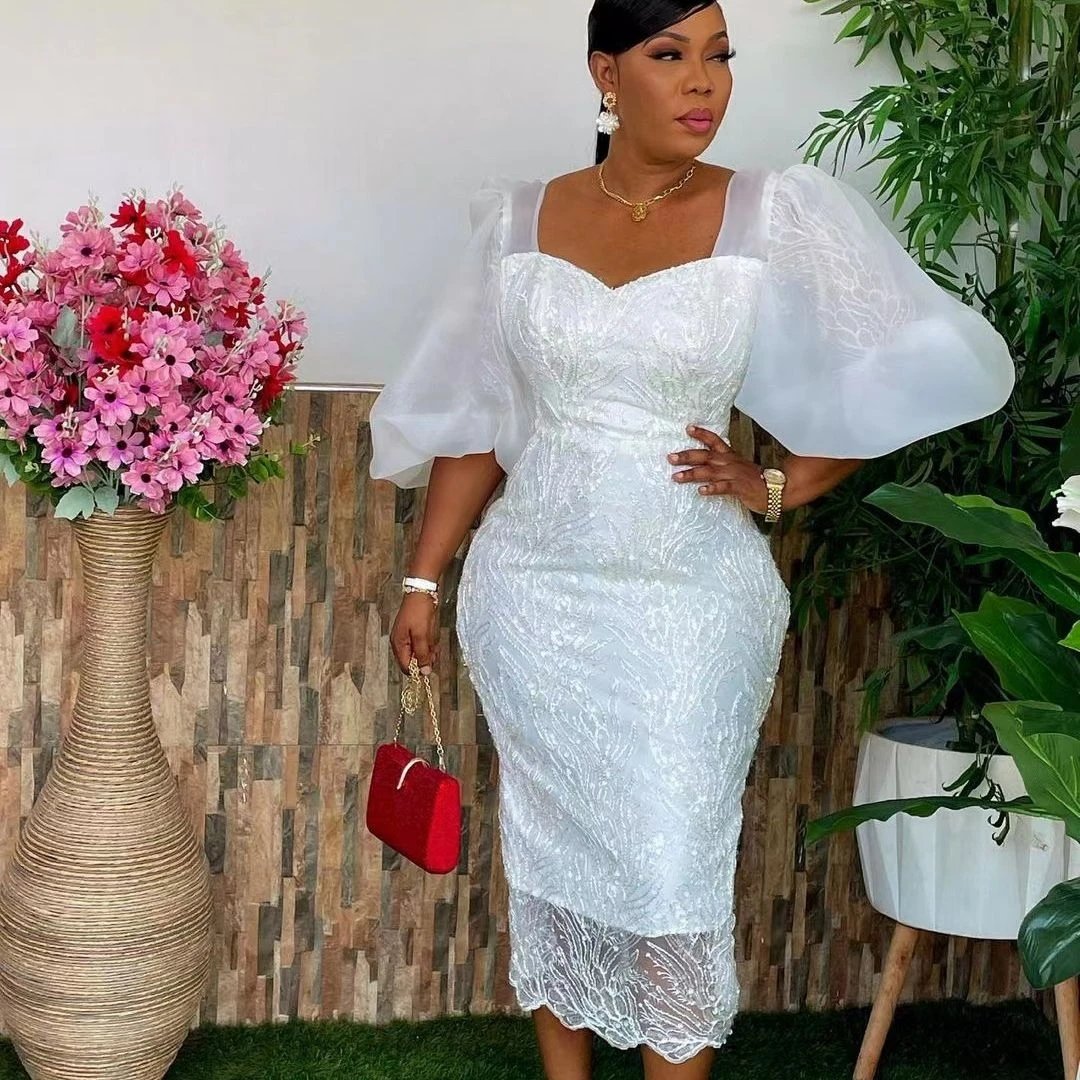 Plus Size African Party Dresses Fashion Dashiki Ankara Lace Wedding Gowns Elegant Turkey Muslim Maxi Dress for Women 2023 New