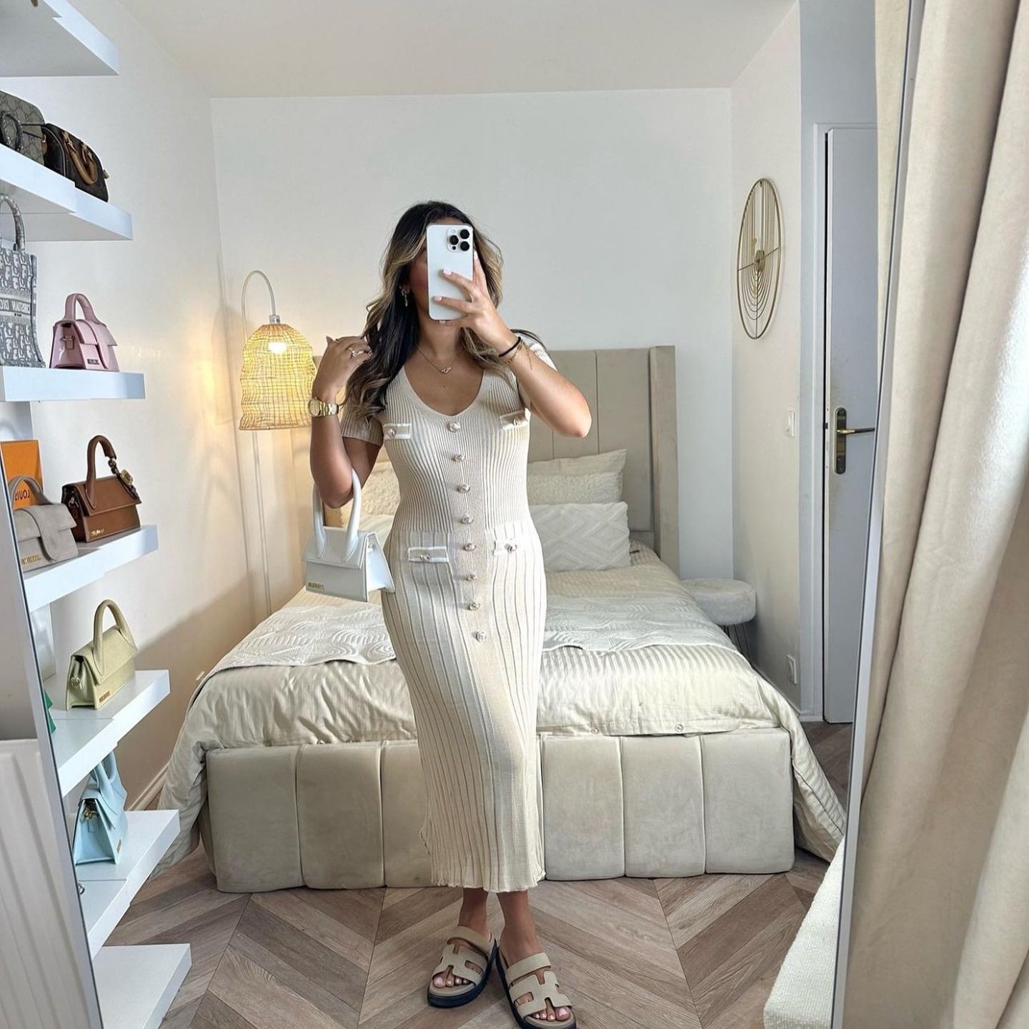 female lady elegant Summer sofe Knitted Short Sleeve V Neck ankle length Midi Dresses For women casual woman outfits sexy