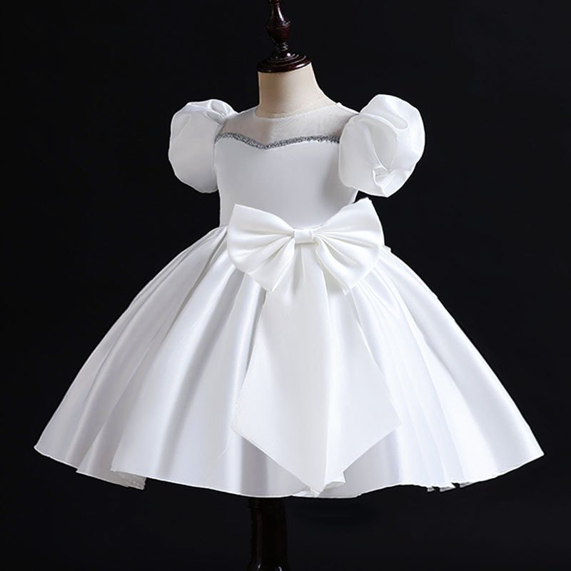 2022 New Design 4 Year Baby Children Cute Gown Dresses Summer Birthday Elegant Teen Girl Party Dress For Wholesales