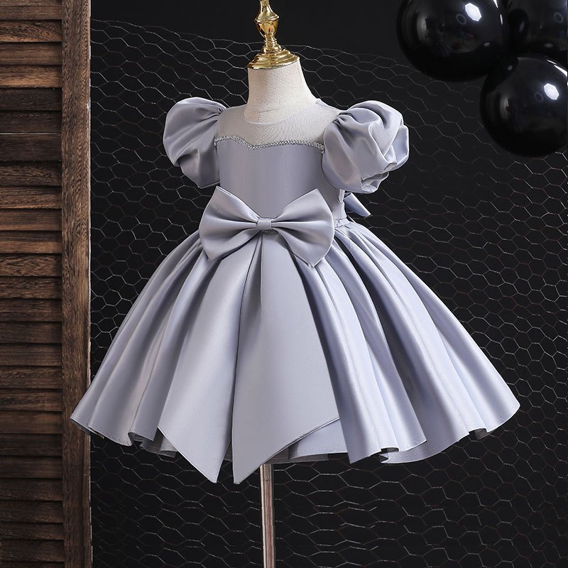 2022 New Design 4 Year Baby Children Cute Gown Dresses Summer Birthday Elegant Teen Girl Party Dress For Wholesales
