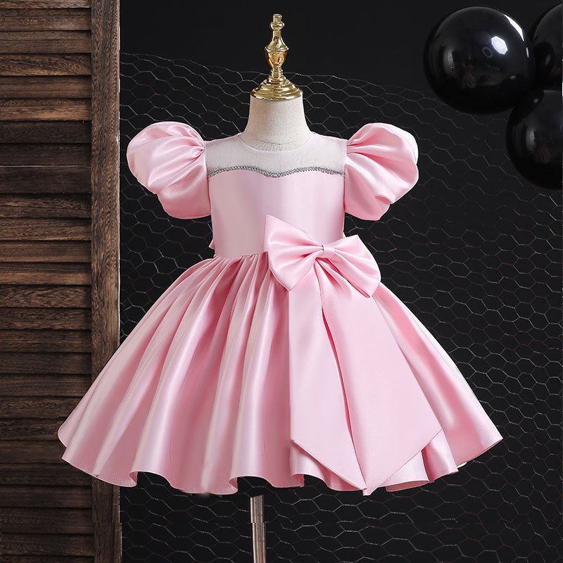 2022 New Design 4 Year Baby Children Cute Gown Dresses Summer Birthday Elegant Teen Girl Party Dress For Wholesales