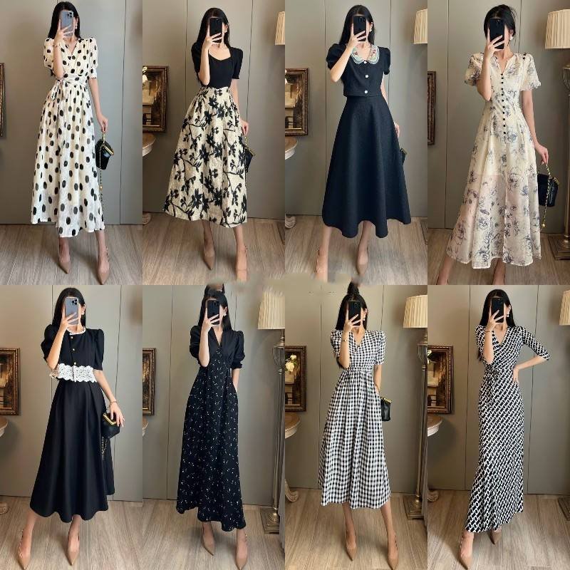 Branded Clothes Women's Mix Style Stock Dresses T-shirts ropa mujer Small Shirts Pants Skirts Used Clothes