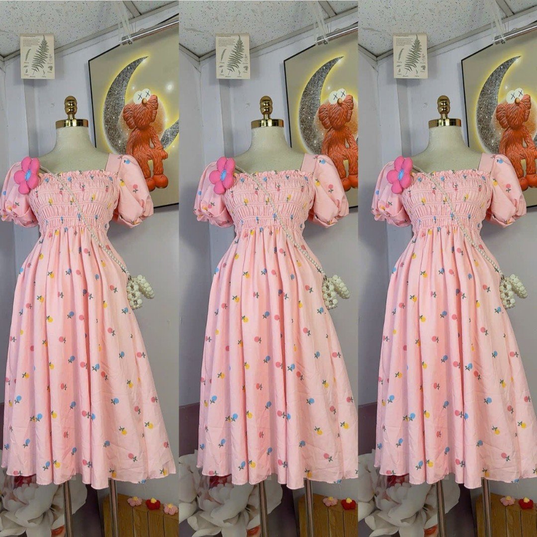 flower babydol hot summer Women dress fashion 2024 Casual Reasonable Price Casual Washable Customized Manufacture cute dress
