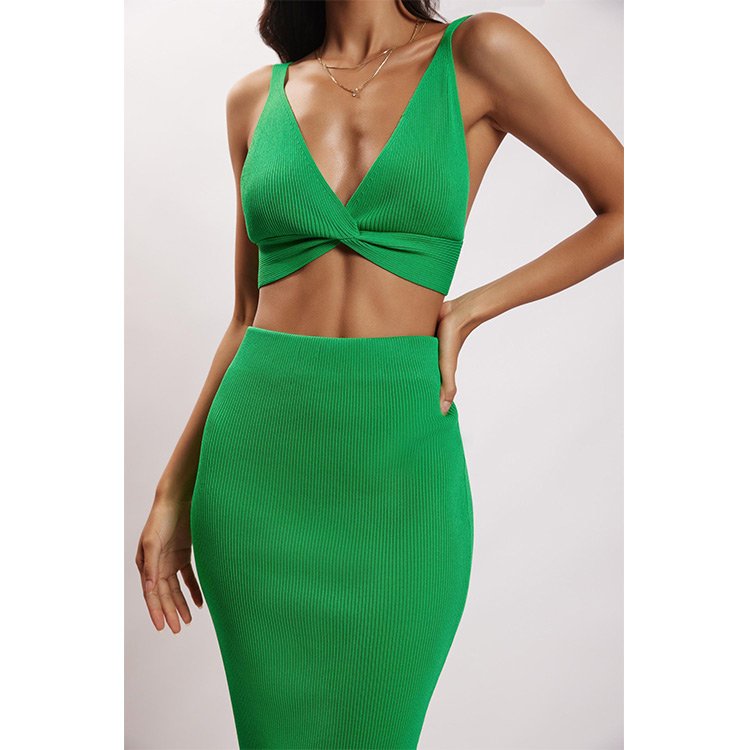 2024 New Arrival Candy Women Summer Evening Dress 2 Piece Set Casual Sexy Club Girls Dresses Women Ladies Sexy Beach Clothes